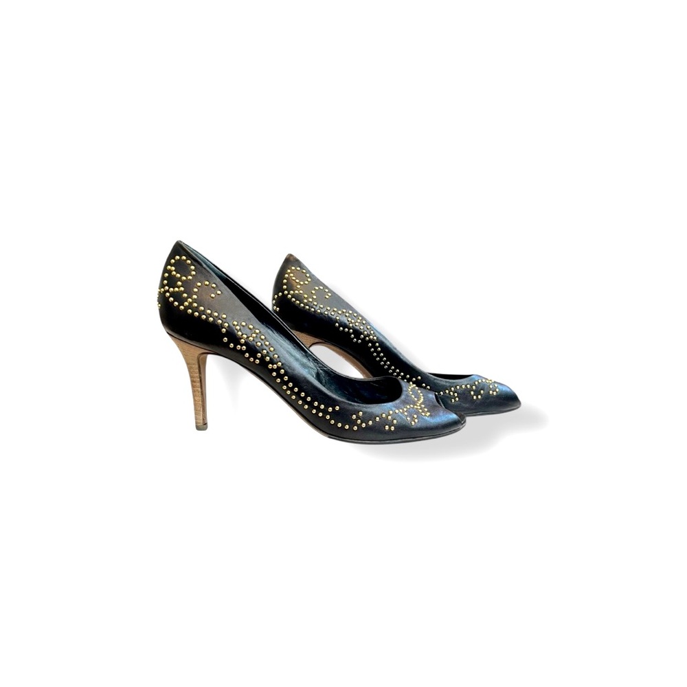 🖤𝐒𝐄𝐑𝐆𝐈𝐎 𝐑𝐎𝐒𝐒𝐈 Studded Peel toe heels